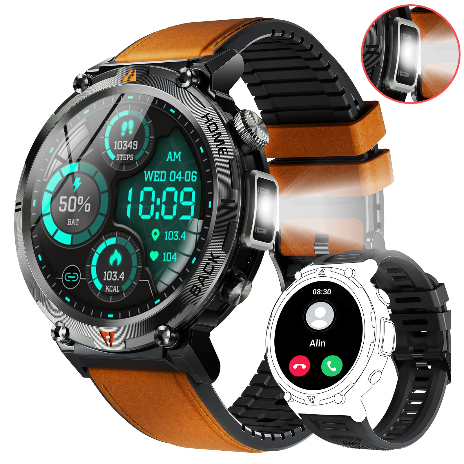 New Bluetooth Call Smartwatch for Men - Image 4