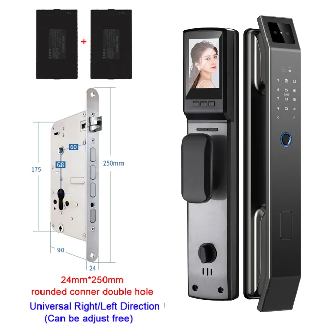 Digital Door Lock With Camera FIngerprint Password Unlock - Image 5