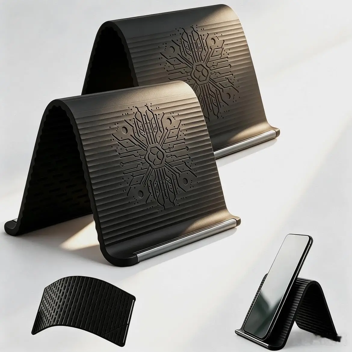 Flexible Foldable Phone Tablet Stand, - Image 2