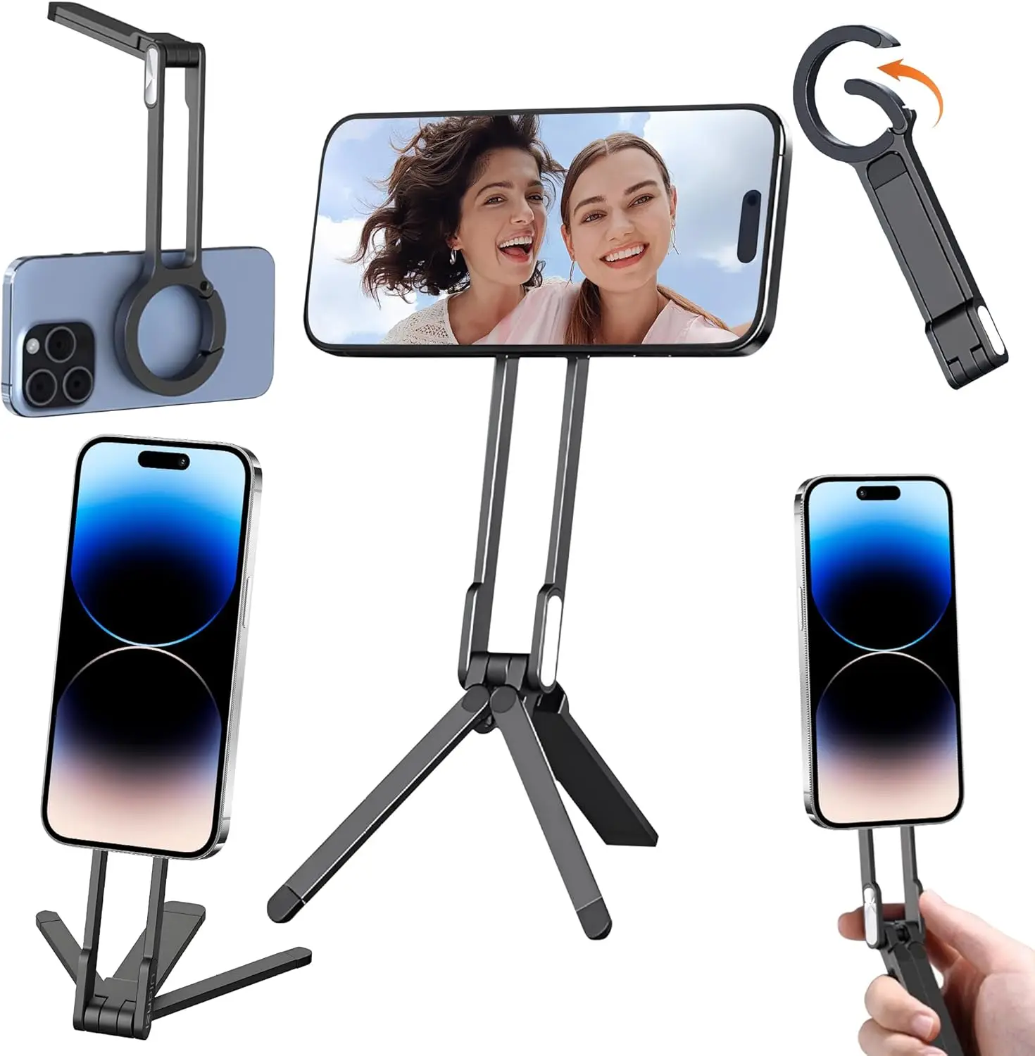 Magnetic Phone Tripod  Mini Stand, - Image 1