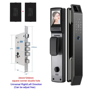 Digital Door Lock With Camera FIngerprint Password Unlock - Thumbnail Image 4