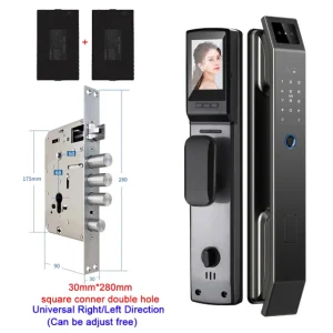 Digital Door Lock With Camera FIngerprint Password Unlock - Thumbnail Image 2