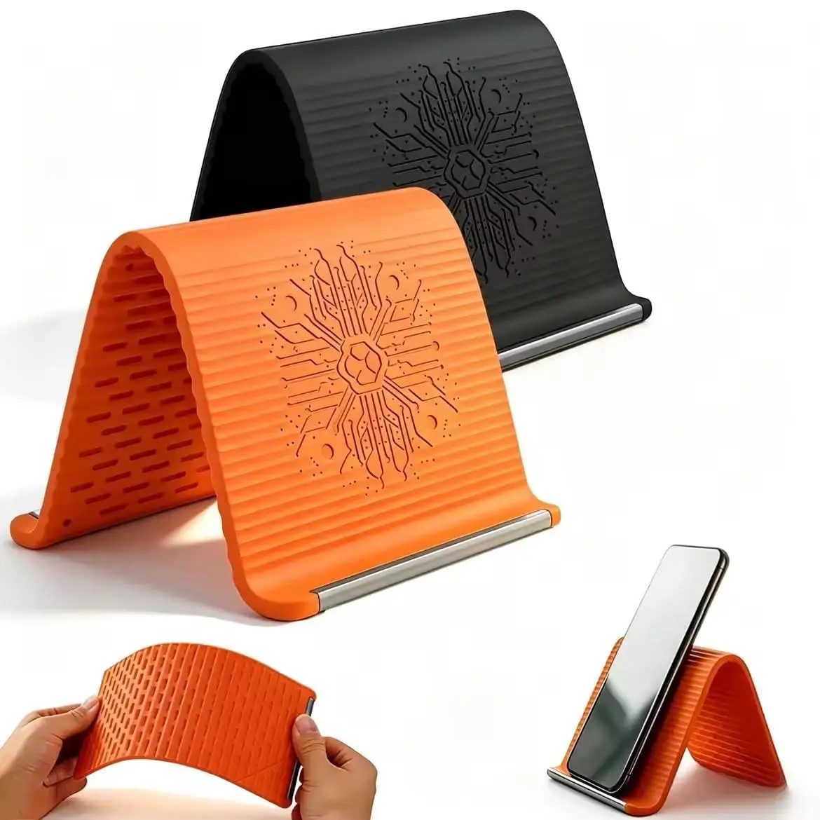 Flexible Foldable Phone Tablet Stand, - Image 4