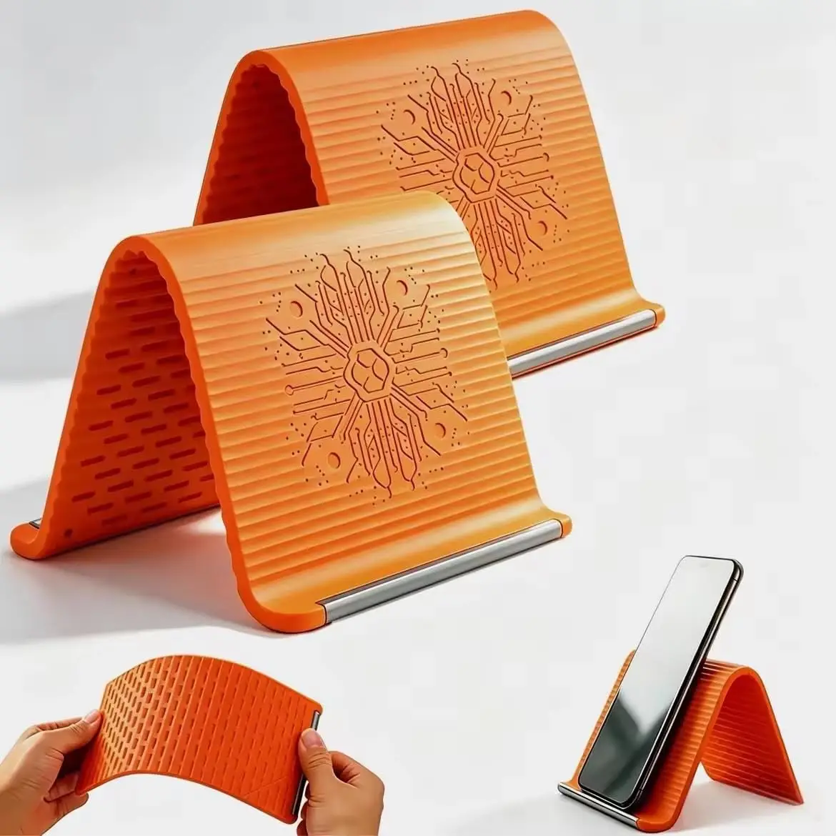 Flexible Foldable Phone Tablet Stand, - Image 5