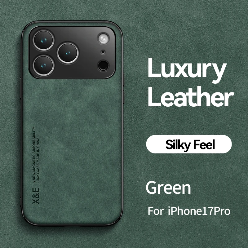 Leather Case For iPhone 17 16 15 14 13 12 11 - Image 4