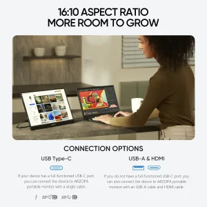 +16" 2.5K QHD Portable Monitor - Thumbnail Image 2