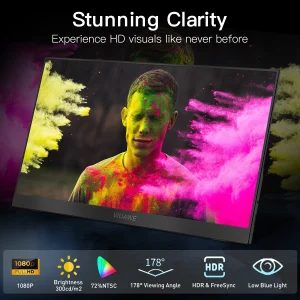 15.6 inch Portable Monitor for Laptop, - Thumbnail Image 3