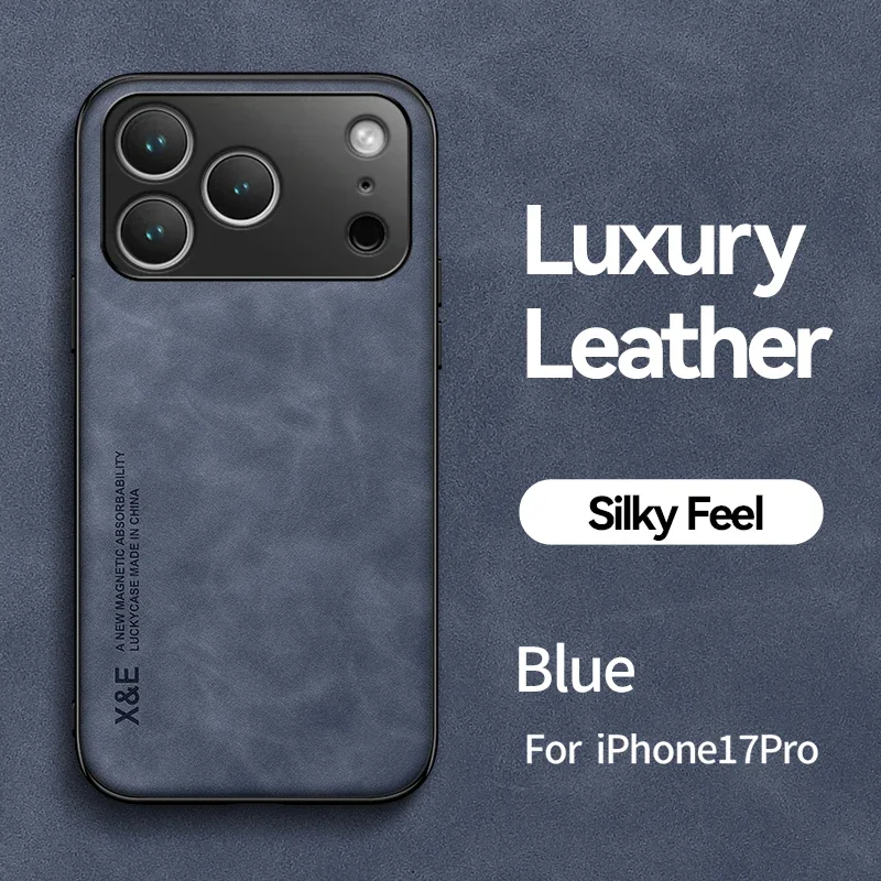 Leather Case For iPhone 17 16 15 14 13 12 11 - Image 2