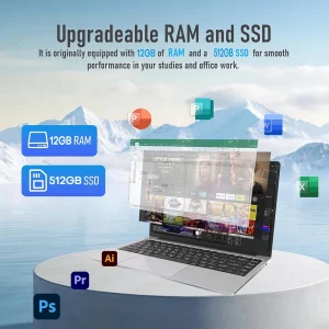 Ultra Slim Windows 11 Laptop Computer - Thumbnail Image 4