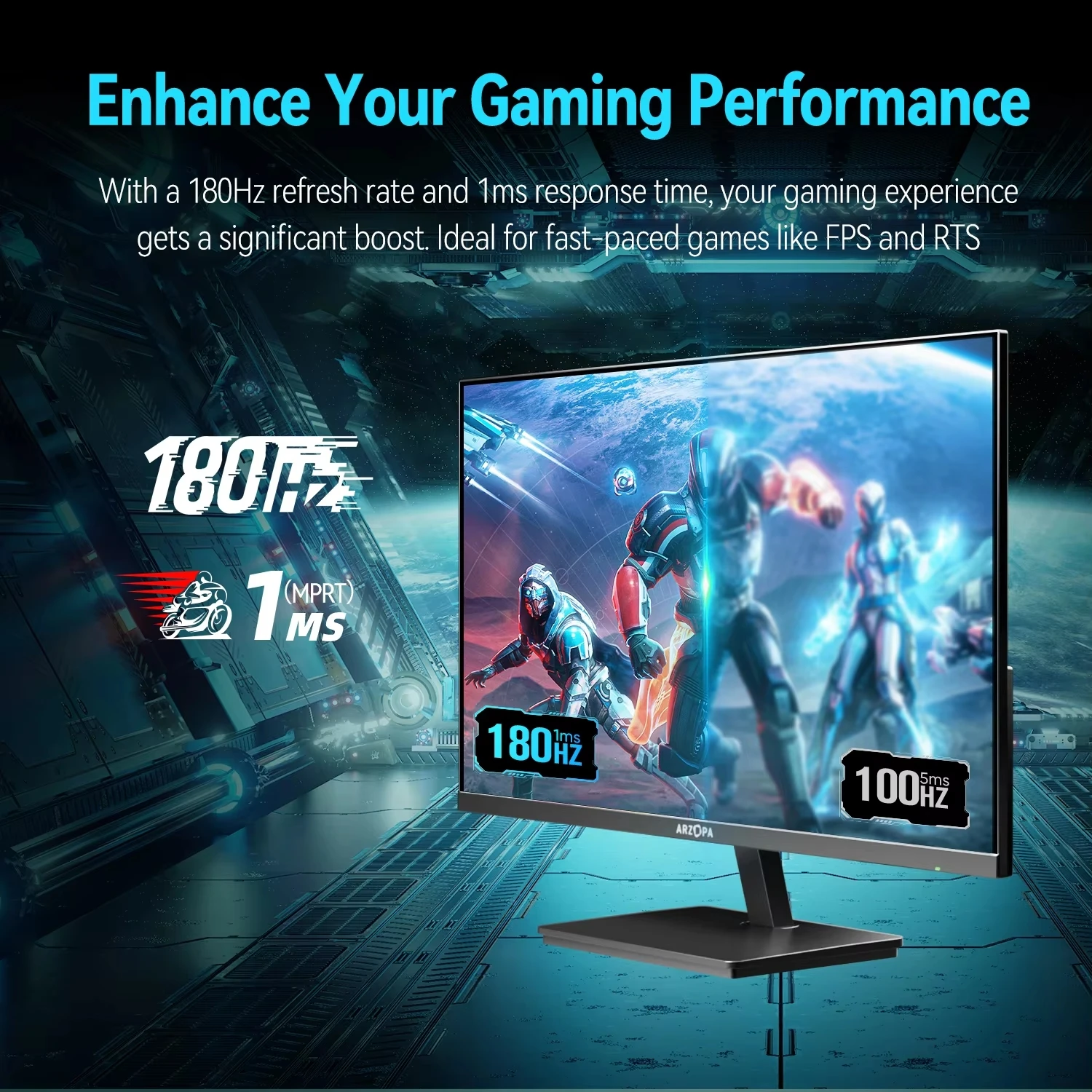 27 inch monitor 180hz gaming monitor - Image 2