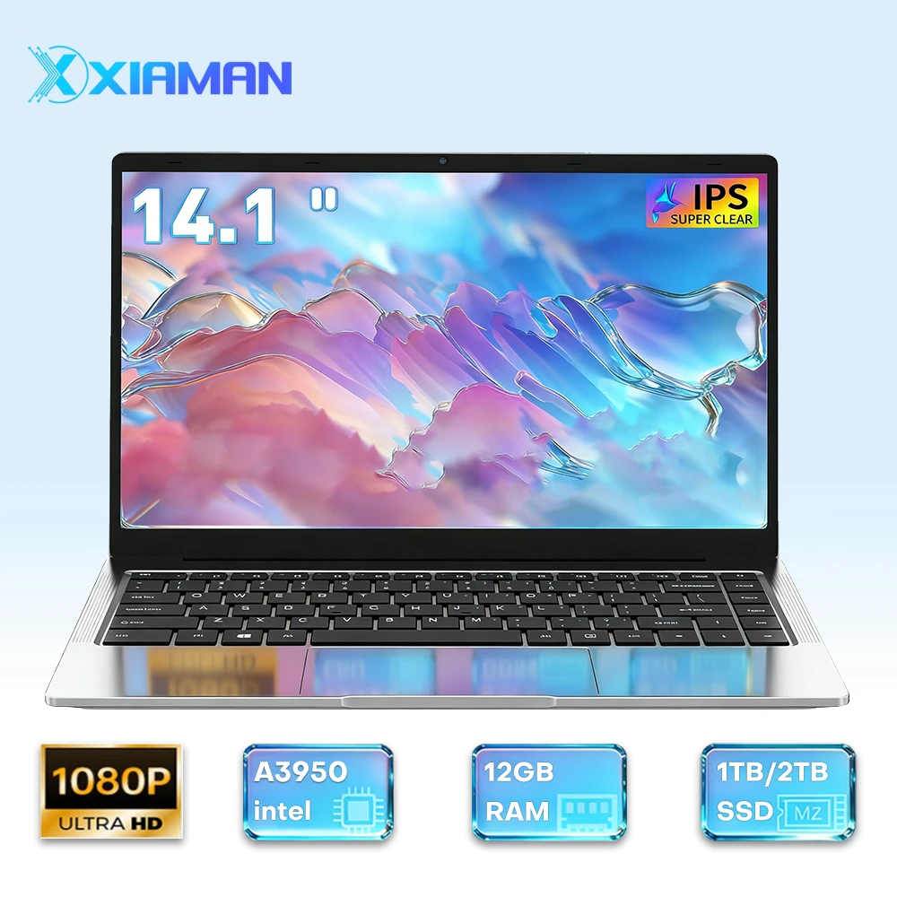 Ultra Slim Windows 11 Laptop Computer - Image 1