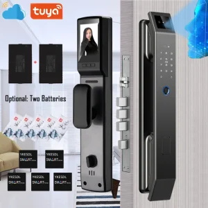 Digital Door Lock With Camera FIngerprint Password Unlock