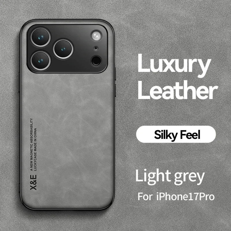 Leather Case For iPhone 17 16 15 14 13 12 11 - Image 3
