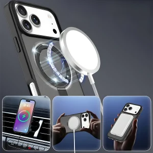 Premium Magnetic Stand Case with Wireless Charging - Thumbnail Image 4