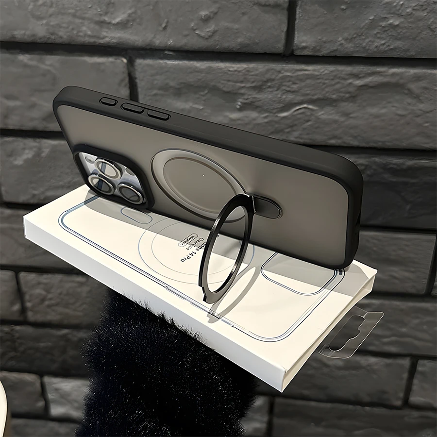 Premium Magnetic Stand Case with Wireless Charging - Image 2