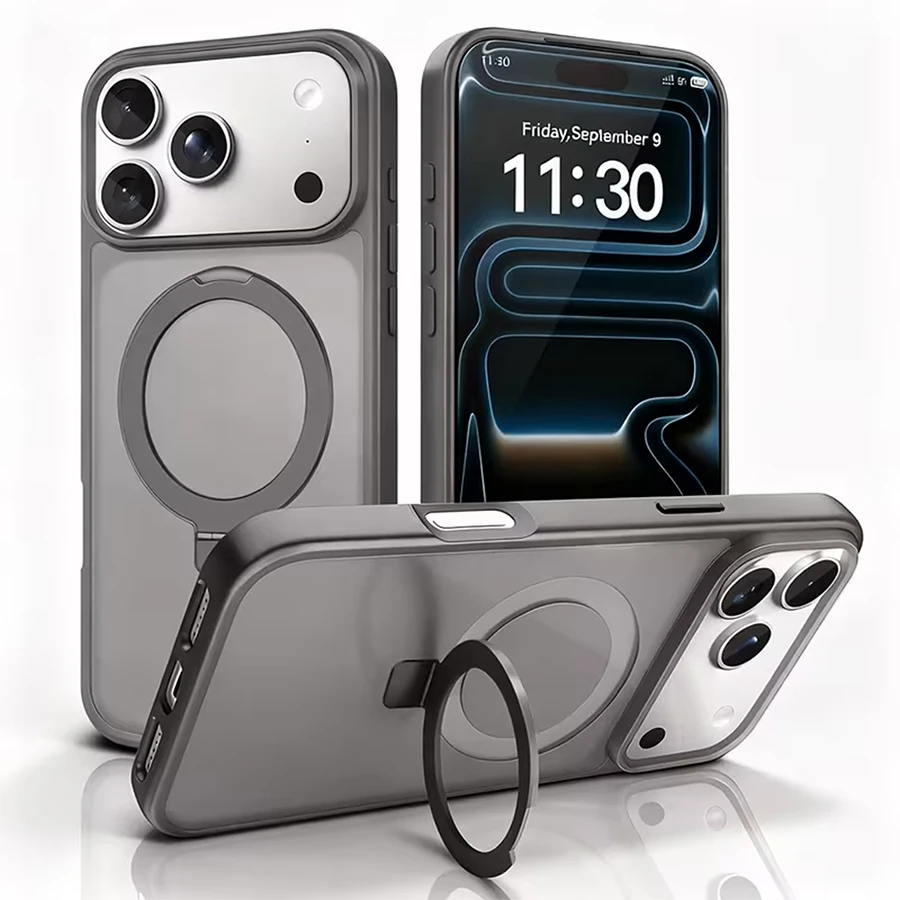 Premium Magnetic Stand Case with Wireless Charging - Image 5